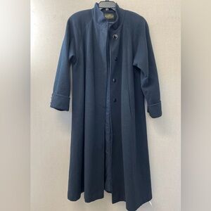 (EUC) Michelle Francois Blue Swing Coat